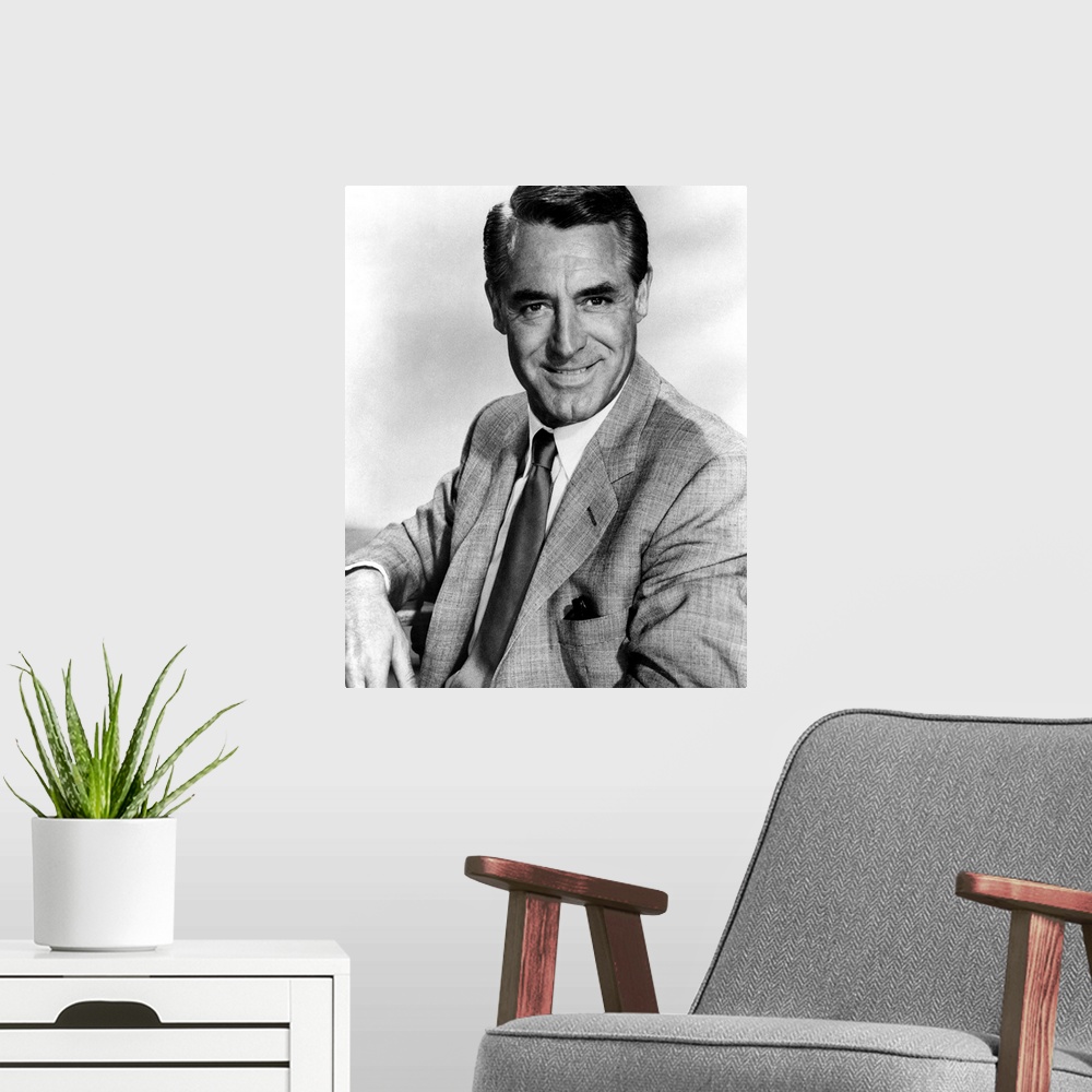A modern room featuring Cary Grant - Vintage Publicity Photo
