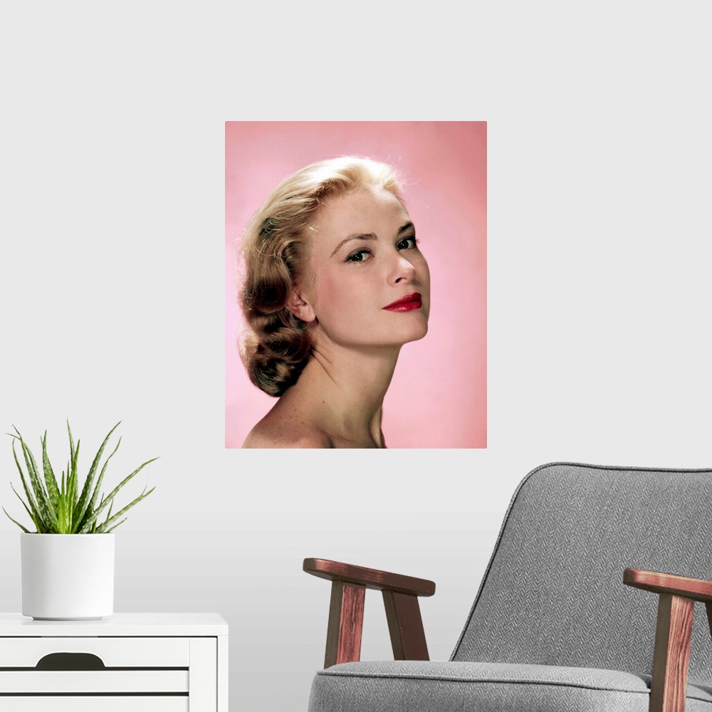 A modern room featuring Grace Kelly