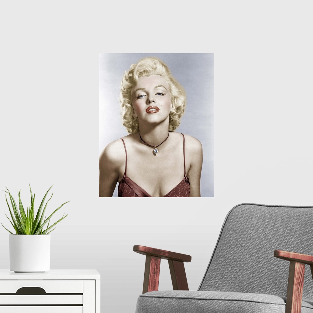 A modern room featuring Marilyn Monroe - Vintage Publicity Photo