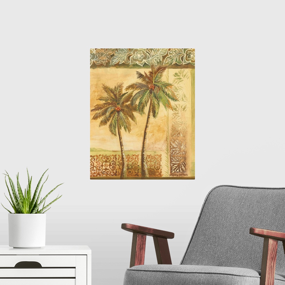 A modern room featuring Palm Trees II