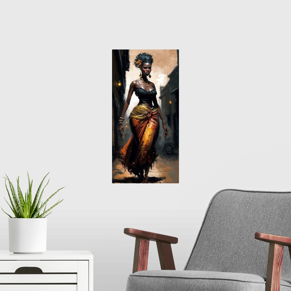 A modern room featuring Black History XVII