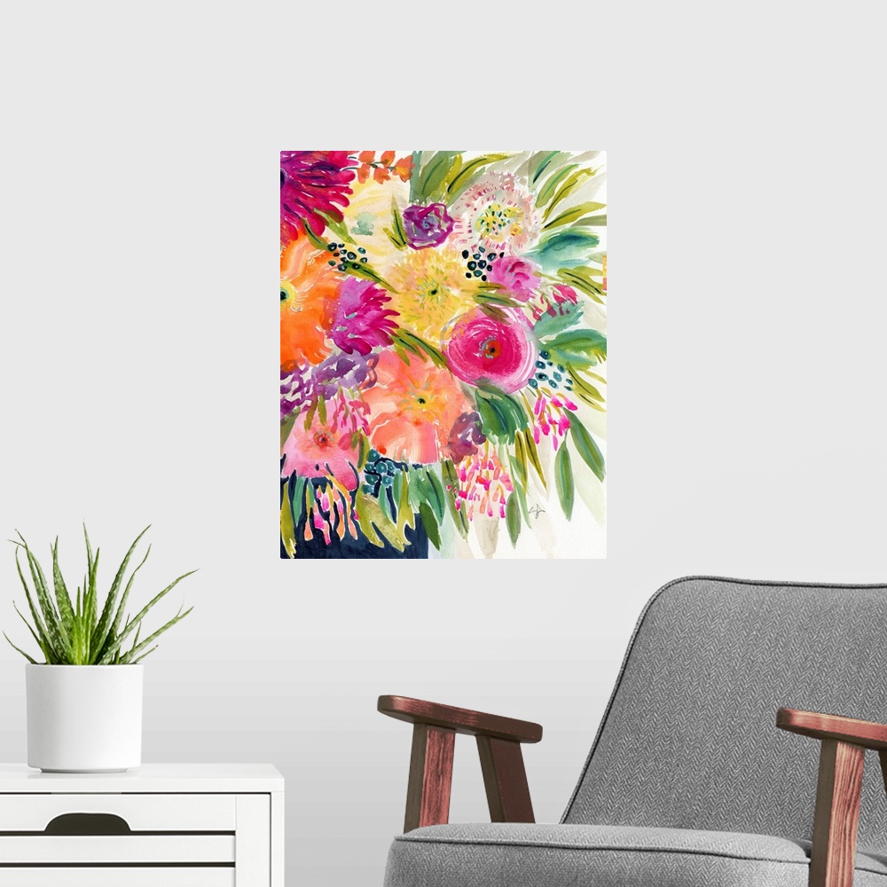 A modern room featuring Burst Of Spring