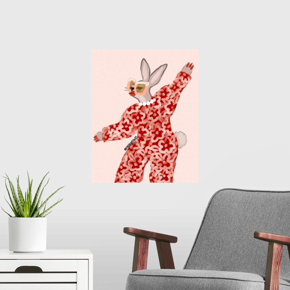 A modern room featuring Year Of The Rabbit