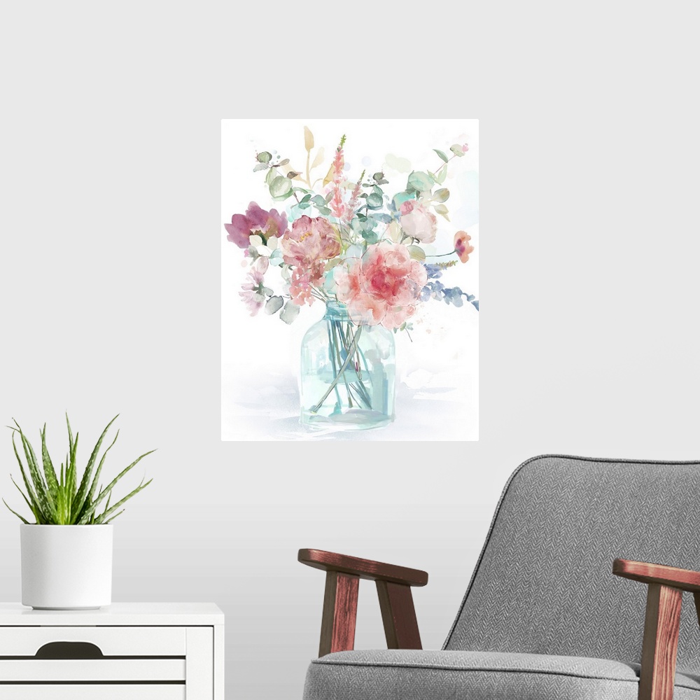A modern room featuring Flowers In Vase