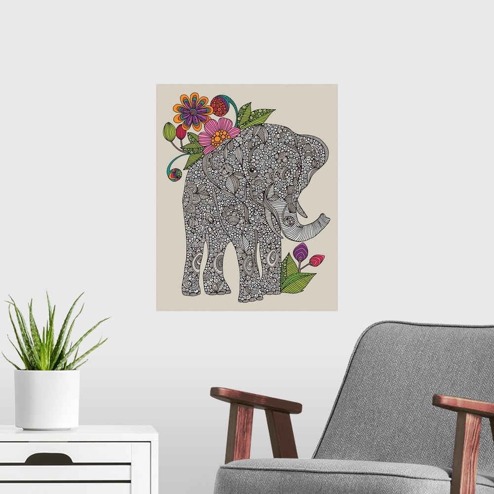 A modern room featuring Little Elephant