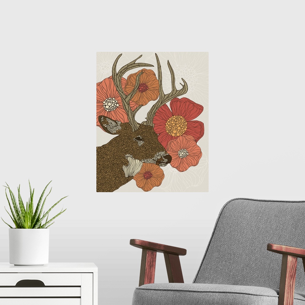 A modern room featuring My Dear Deer