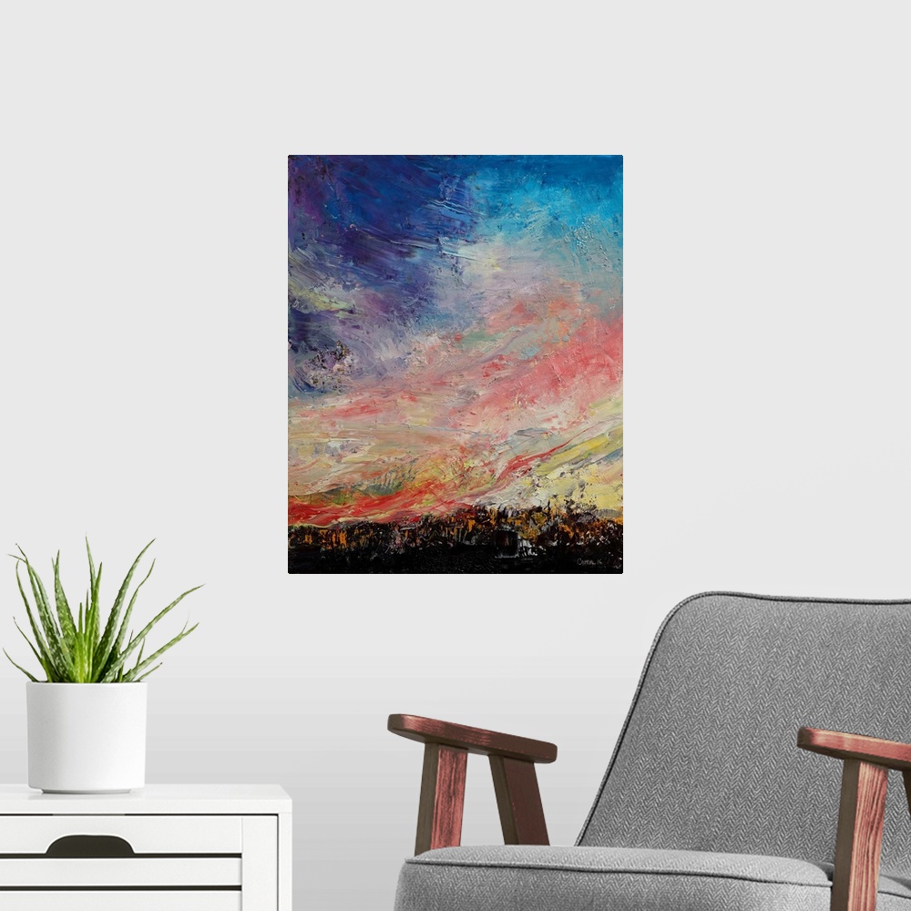 A modern room featuring Wildfire - Landscape