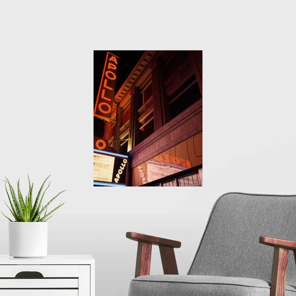A modern room featuring The Apollo Theater, Manhattan, New York, New York State, USA
