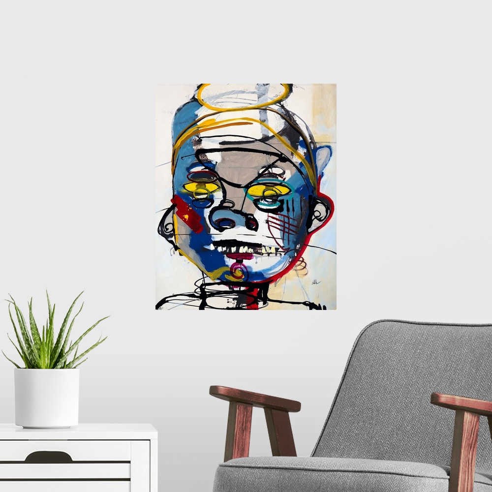A modern room featuring Caricature III