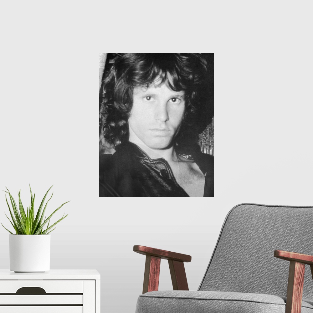 A modern room featuring Jim Morrison B