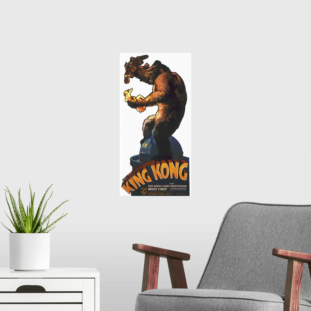 A modern room featuring King Kong Colored 1