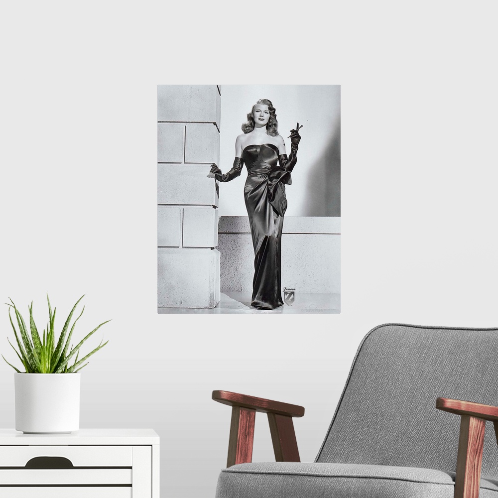A modern room featuring Rita Hayworth B
