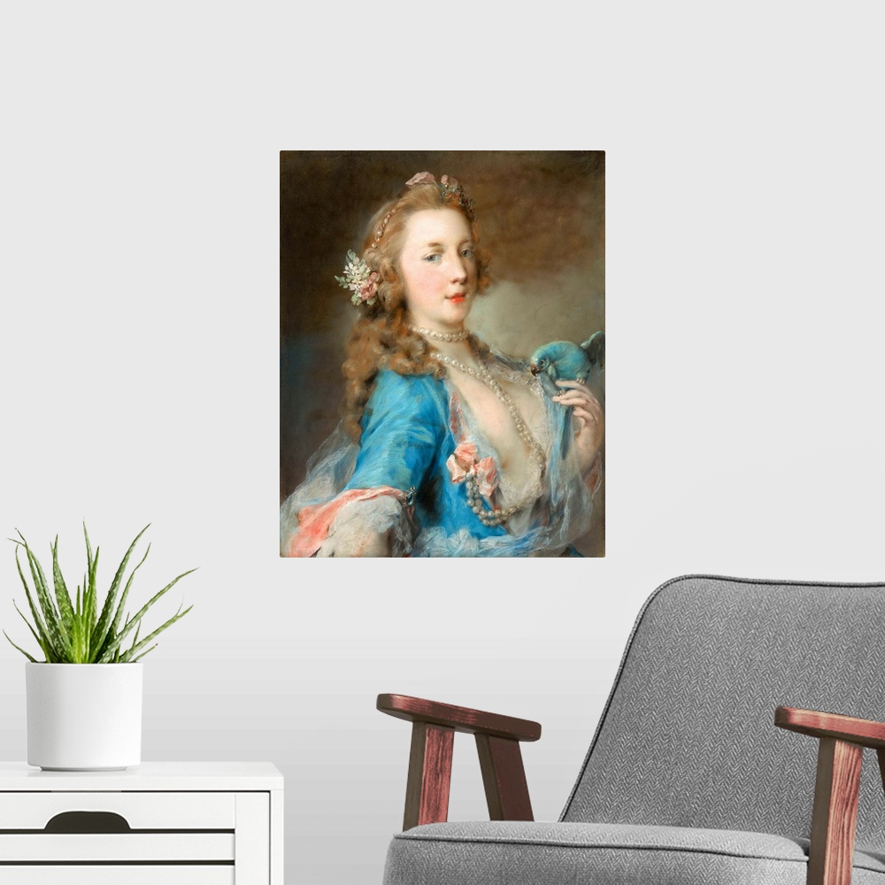 A modern room featuring Rosalba Carriera is renowned for the distinction she brought to pastel portraiture in Italy and F...