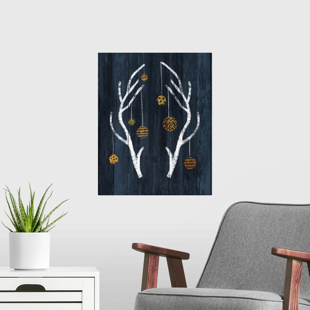 A modern room featuring Antlers & Ornaments