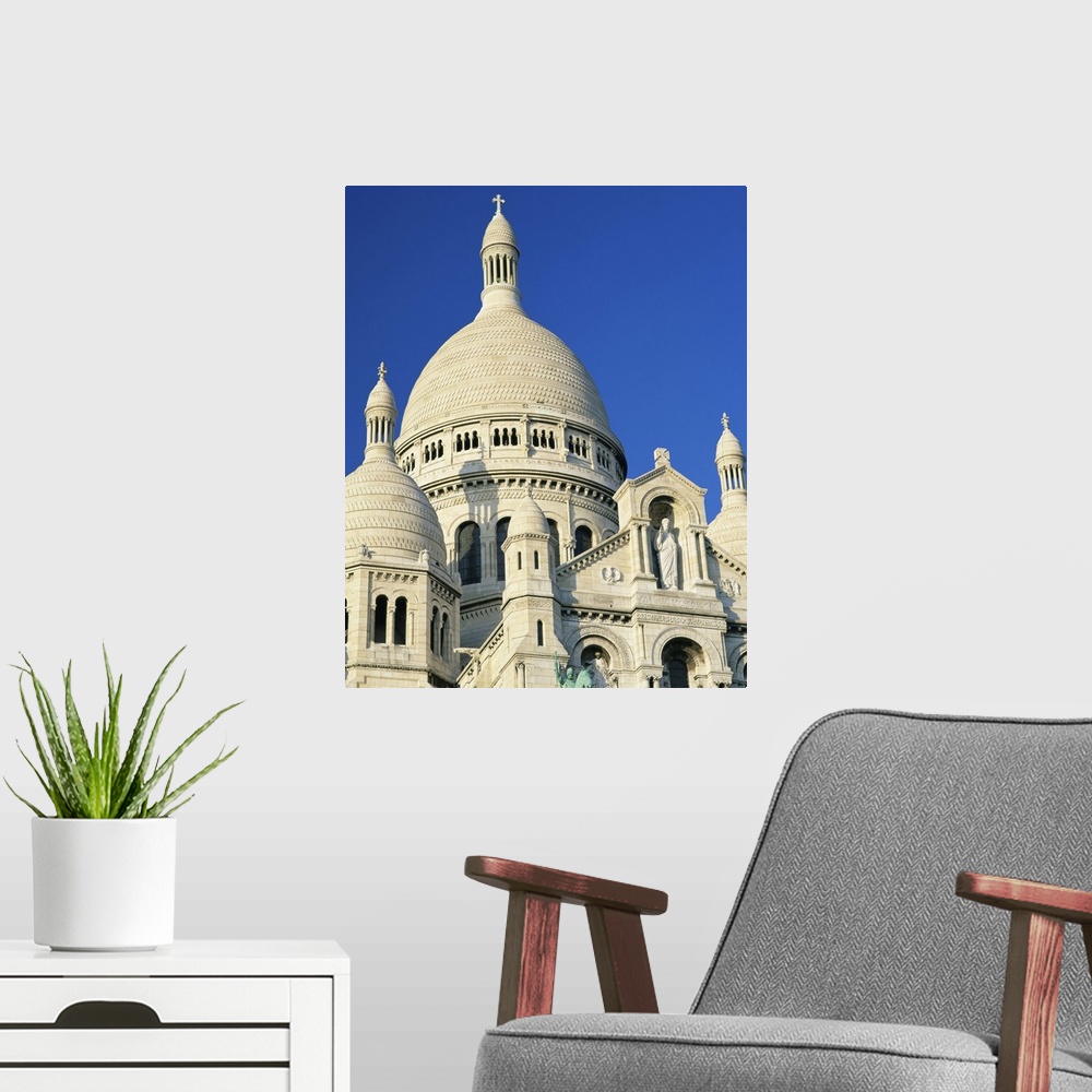 A modern room featuring Sacre Coeur, Montmartre, Paris, France, Europe