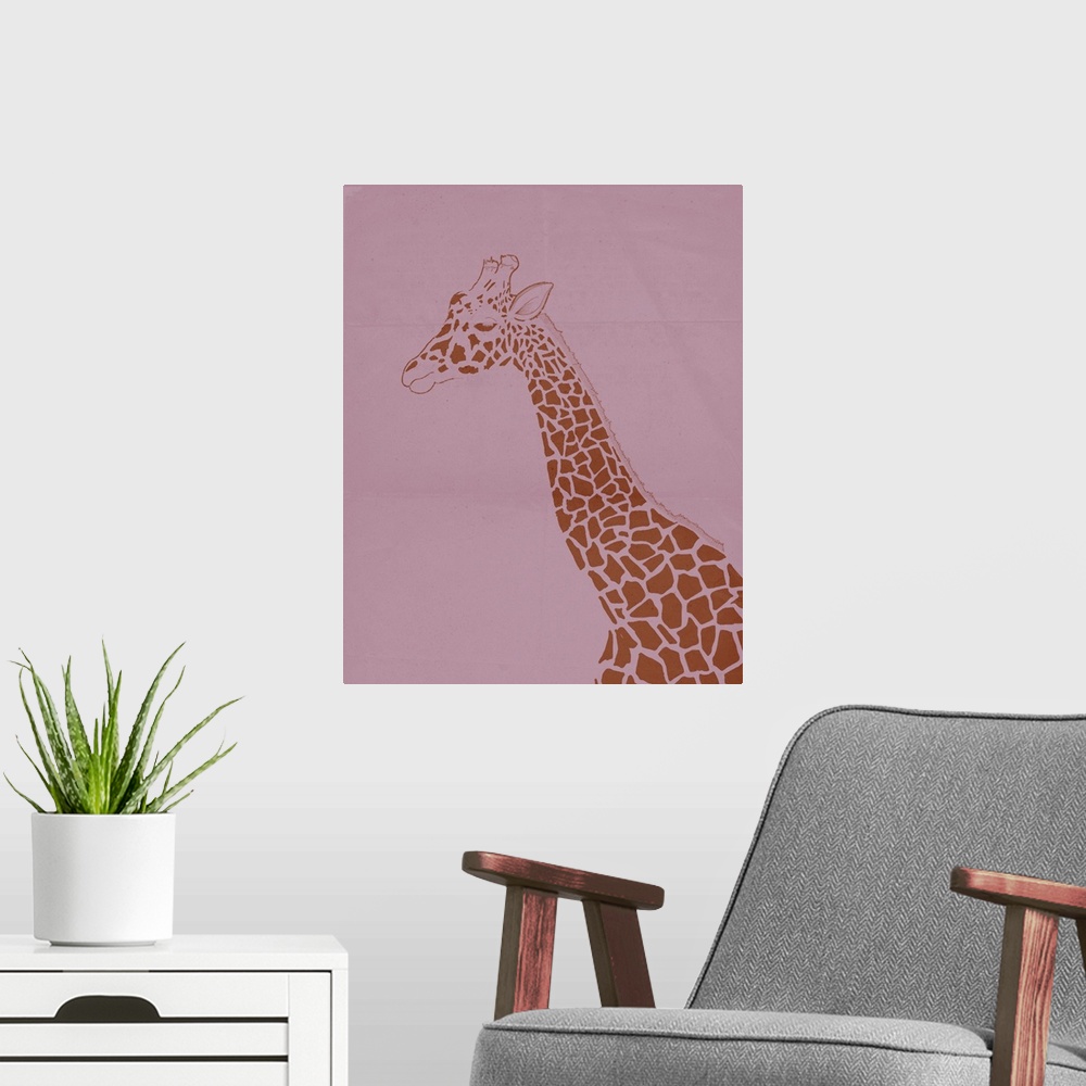 A modern room featuring Giraffe I