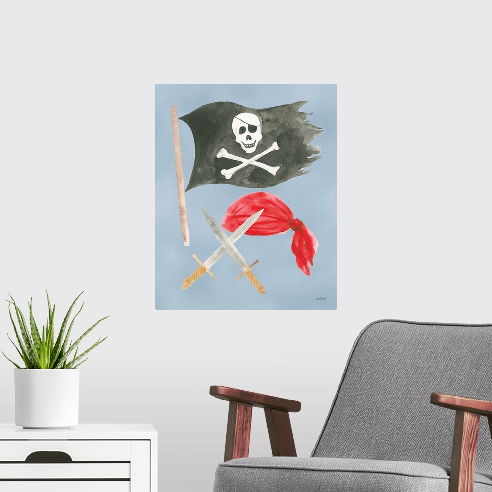 A modern room featuring Pirates II