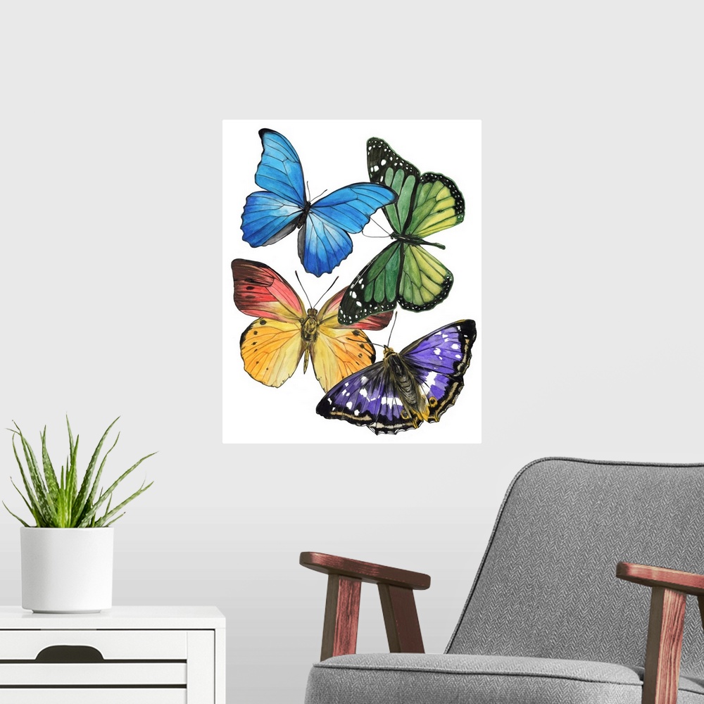 A modern room featuring Butterfly Swatches II