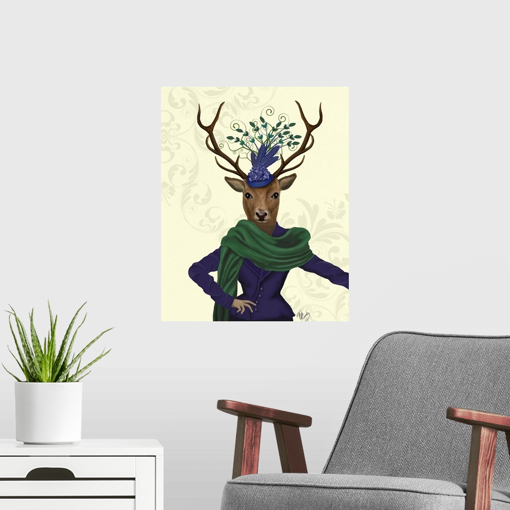 A modern room featuring Deer and Fascinator