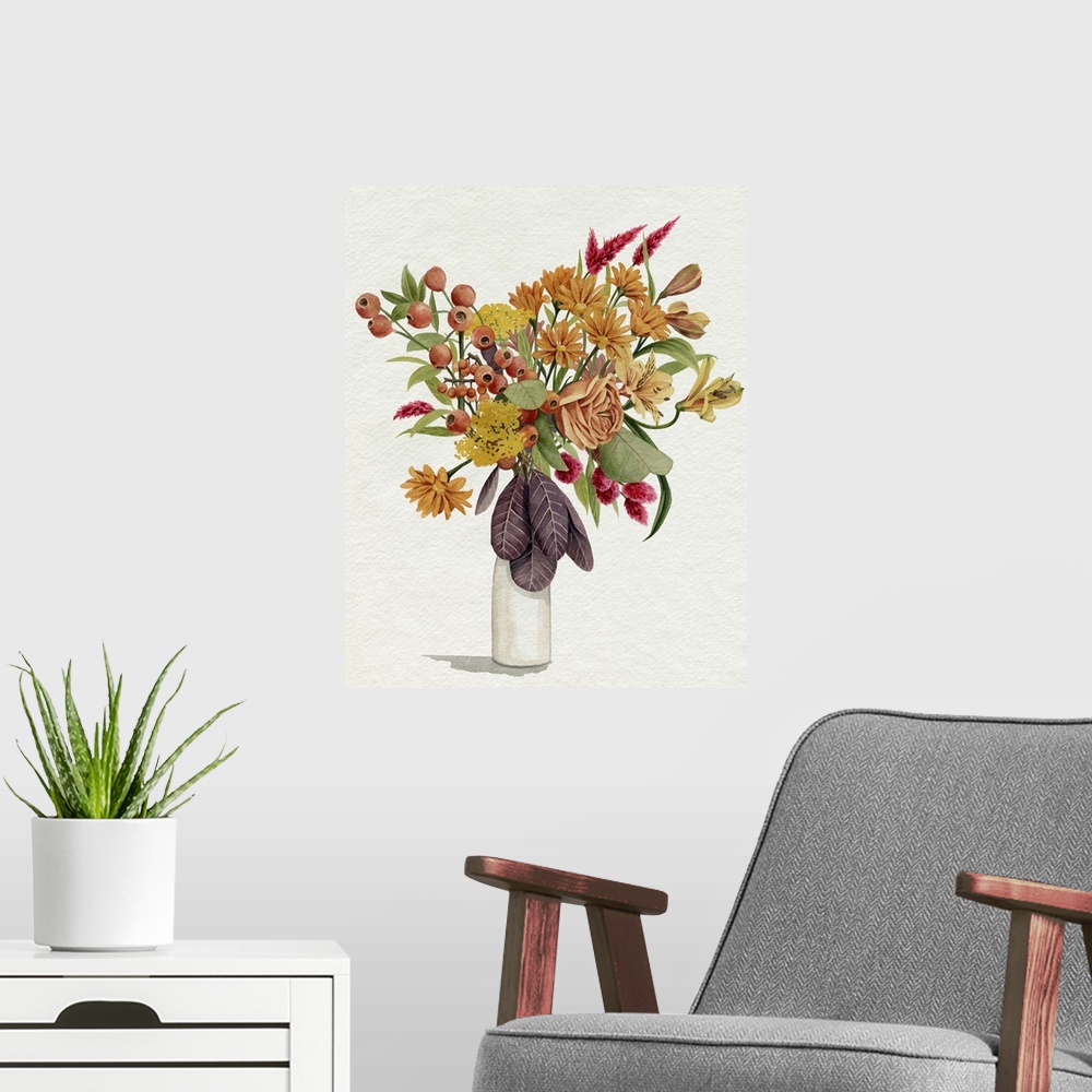 A modern room featuring End Of Season Bouquet II