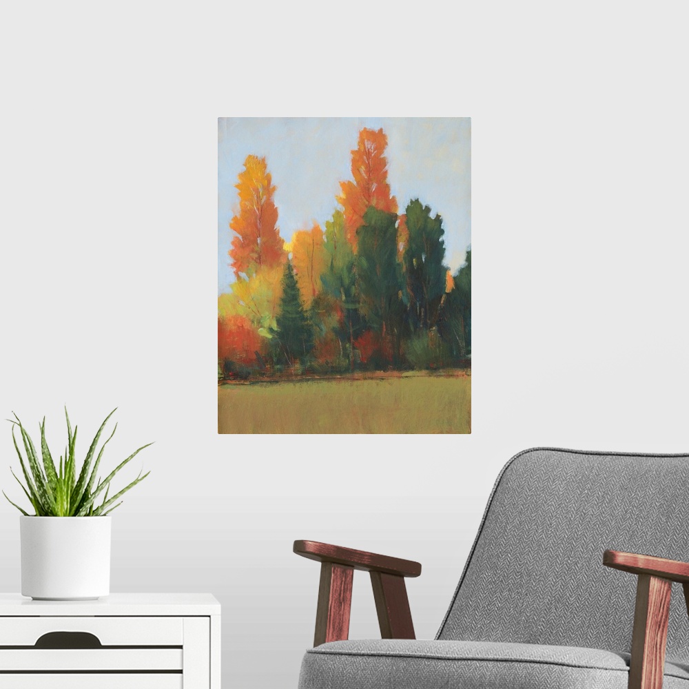 A modern room featuring Fall Colors I