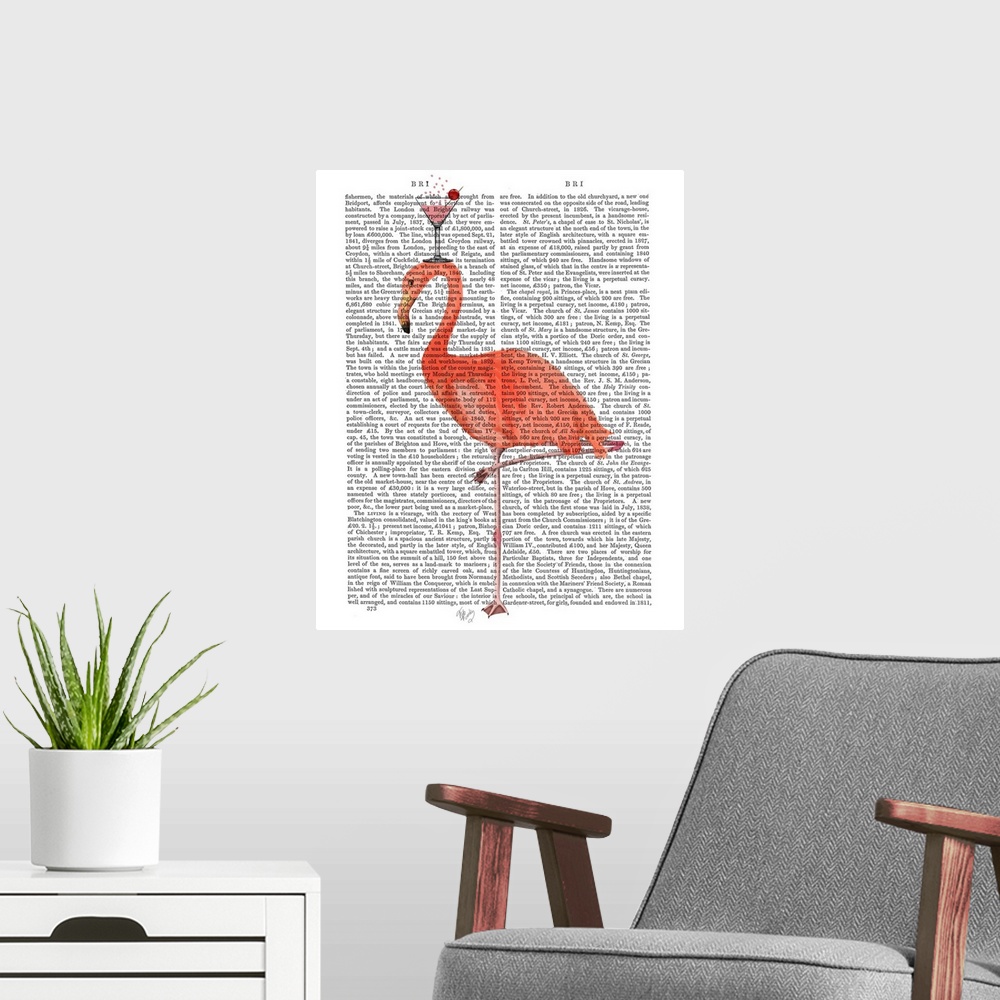 A modern room featuring Flamingo and Cocktail 3