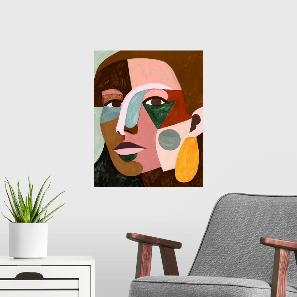 A modern room featuring Geo Face I
