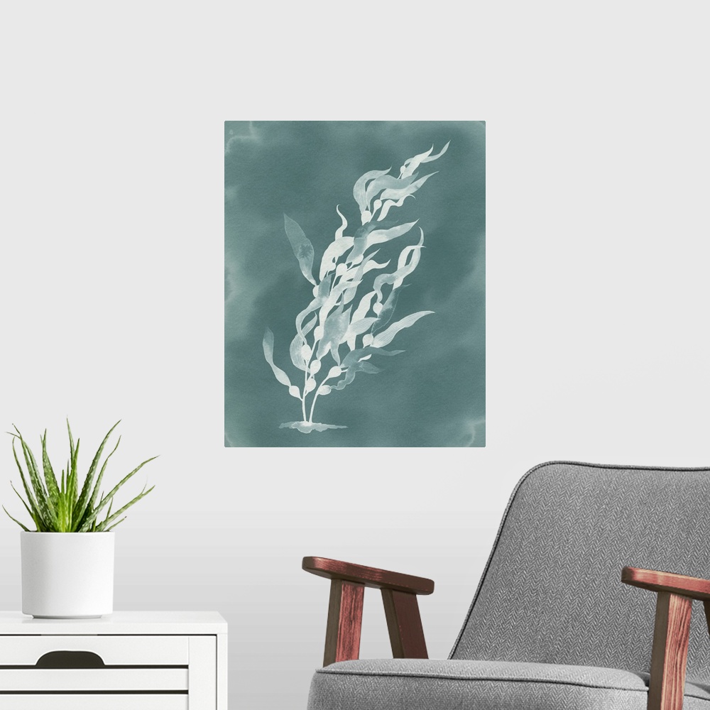 A modern room featuring Ghost Kelp I