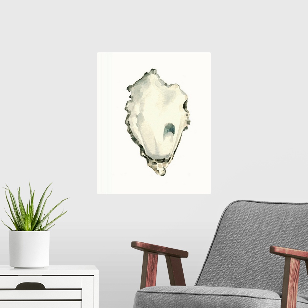 A modern room featuring Neutral Oyster Study IV