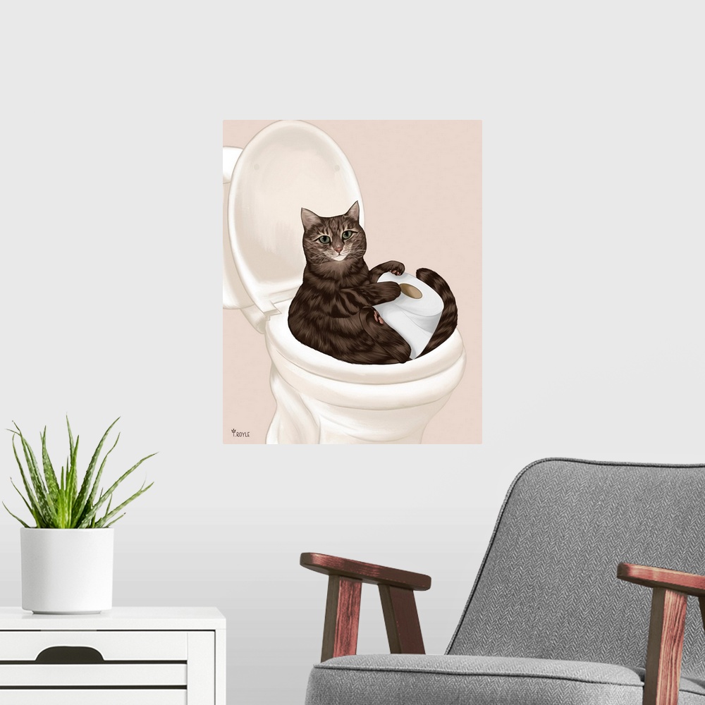 A modern room featuring Rascal Cat III