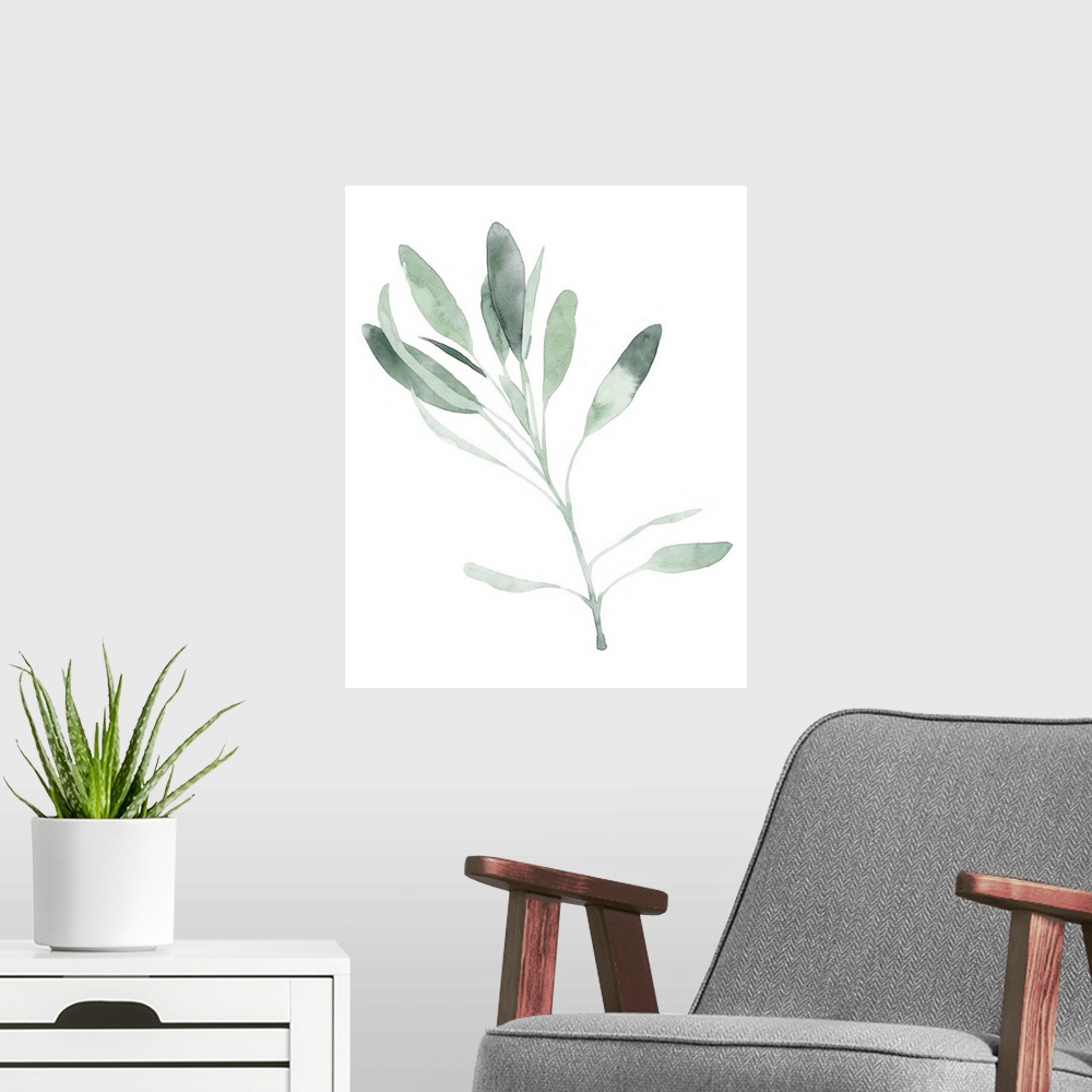 A modern room featuring Simple Sage II