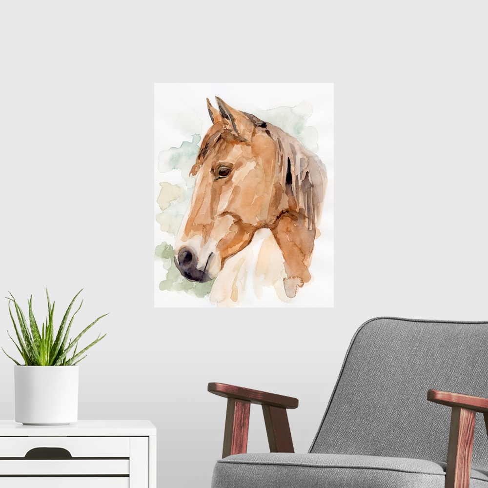 A modern room featuring Soft Horse Profile II
