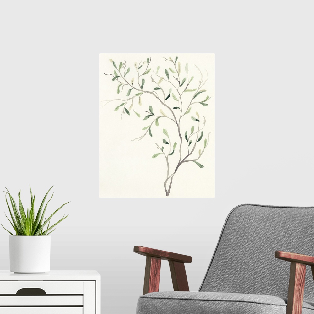 A modern room featuring Spindle Sprig I