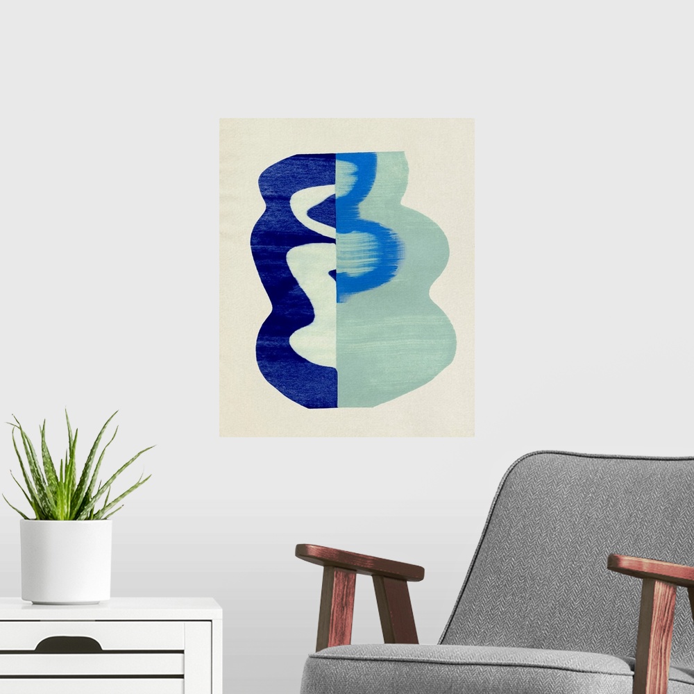 A modern room featuring Squiggle Vase III