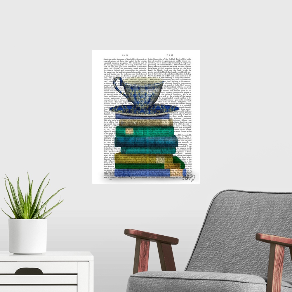 A modern room featuring Teacup and Books