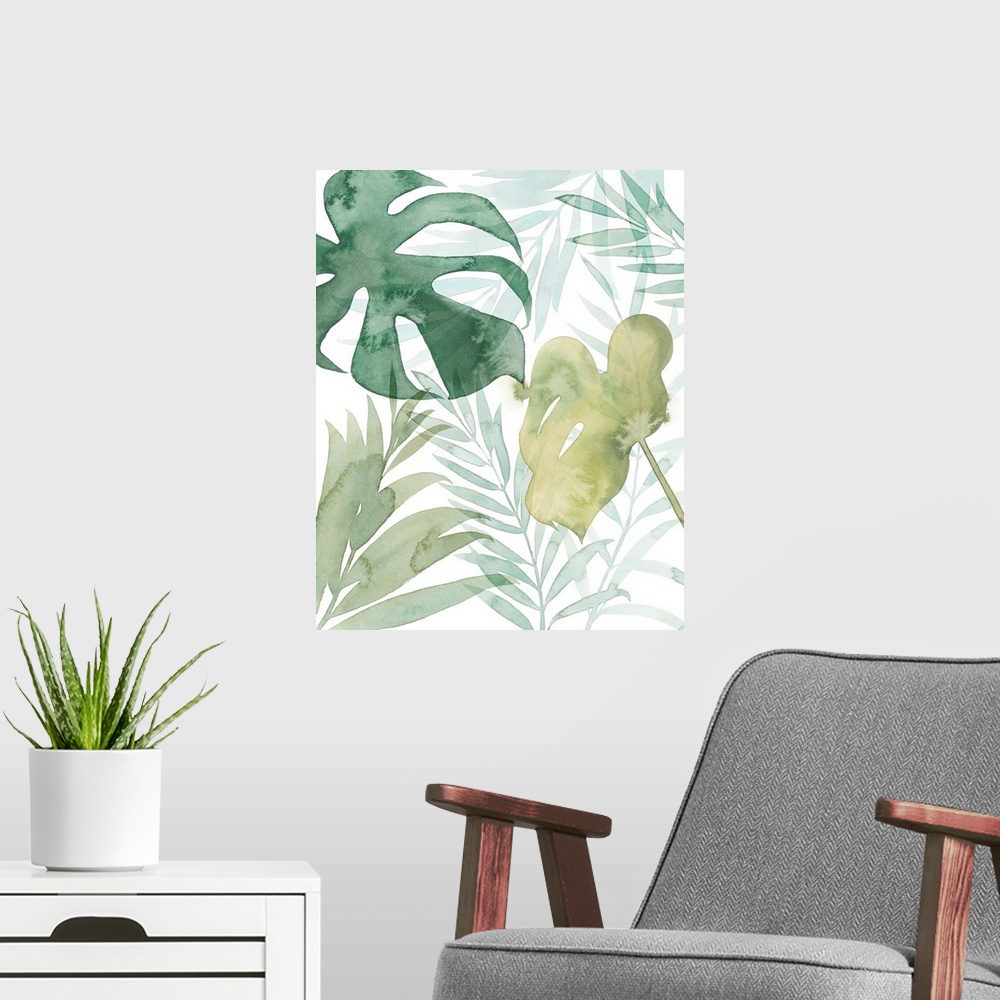 A modern room featuring Tropical Whisper I