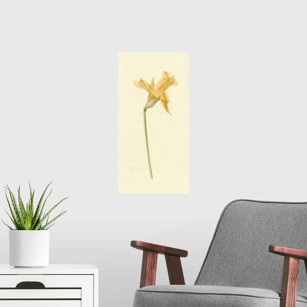 A modern room featuring Vintage Daffodil II