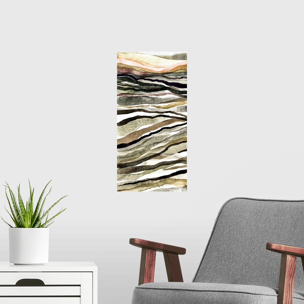 A modern room featuring Waterscapes II