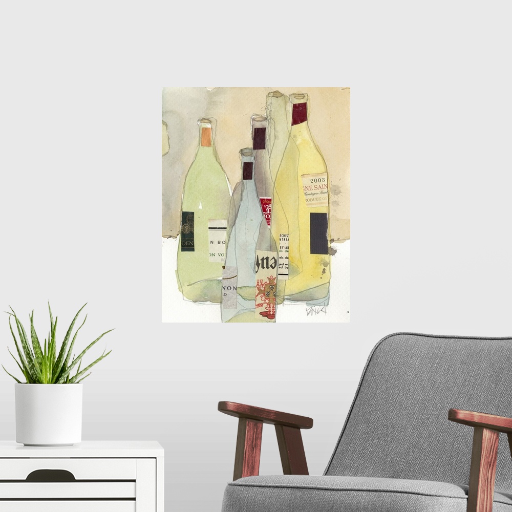 A modern room featuring Wines and Spirits I