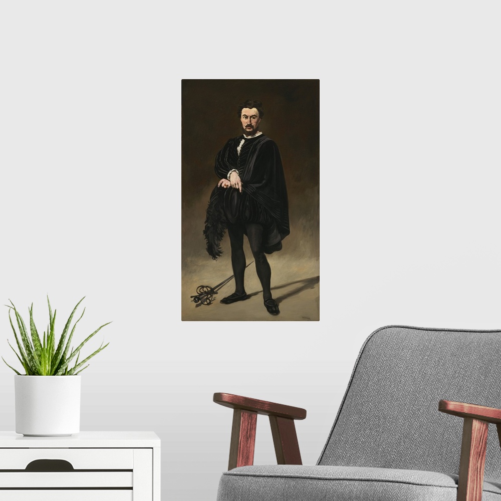 A modern room featuring The Tragedian Actor, 1866