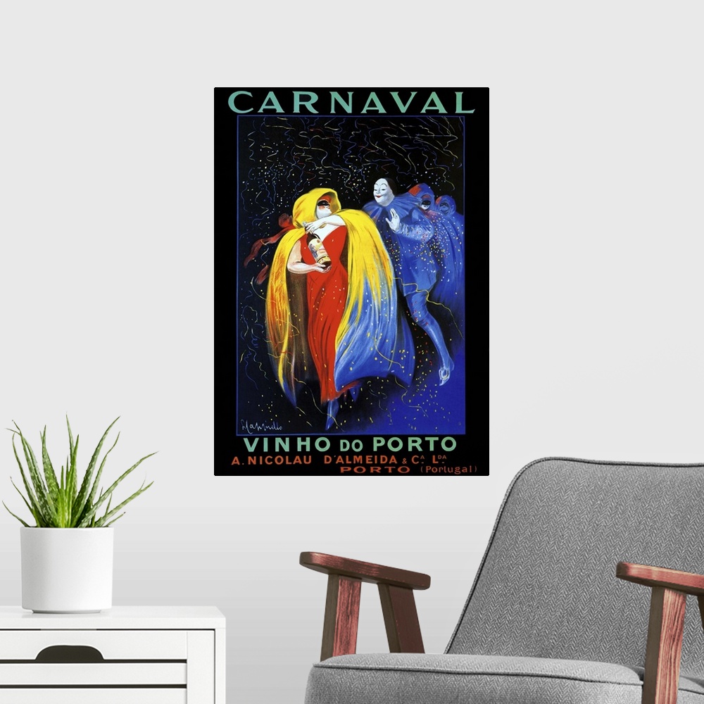 A modern room featuring Carnaval - Vintage Advertisement