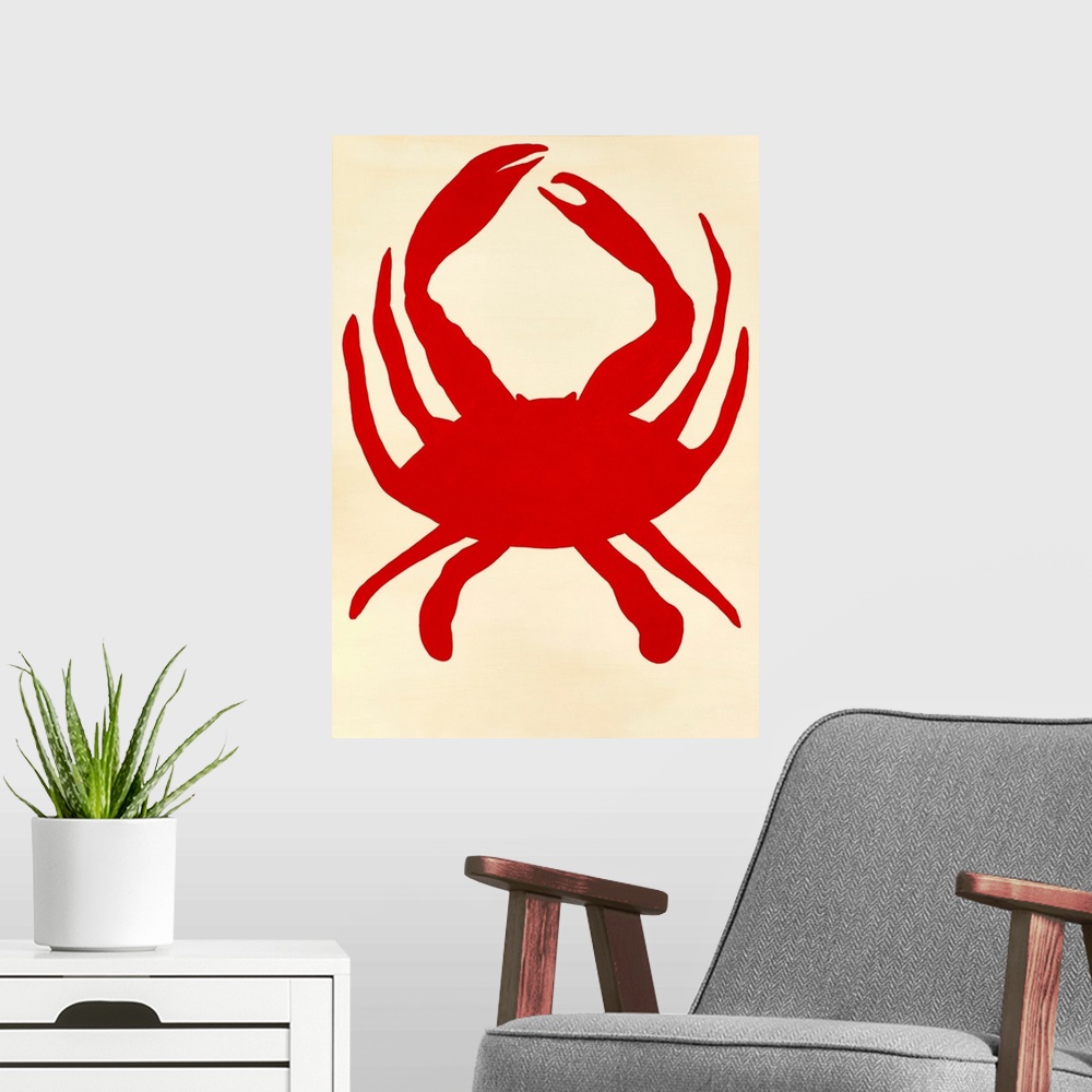A modern room featuring Crab