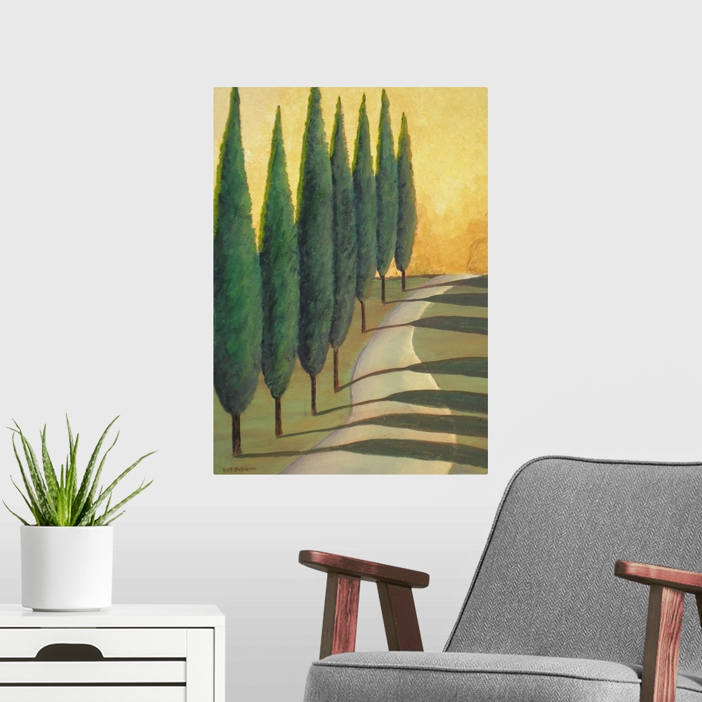 A modern room featuring Everyone loves a winding road disappearing into the distance. Just like life, where does it go, w...