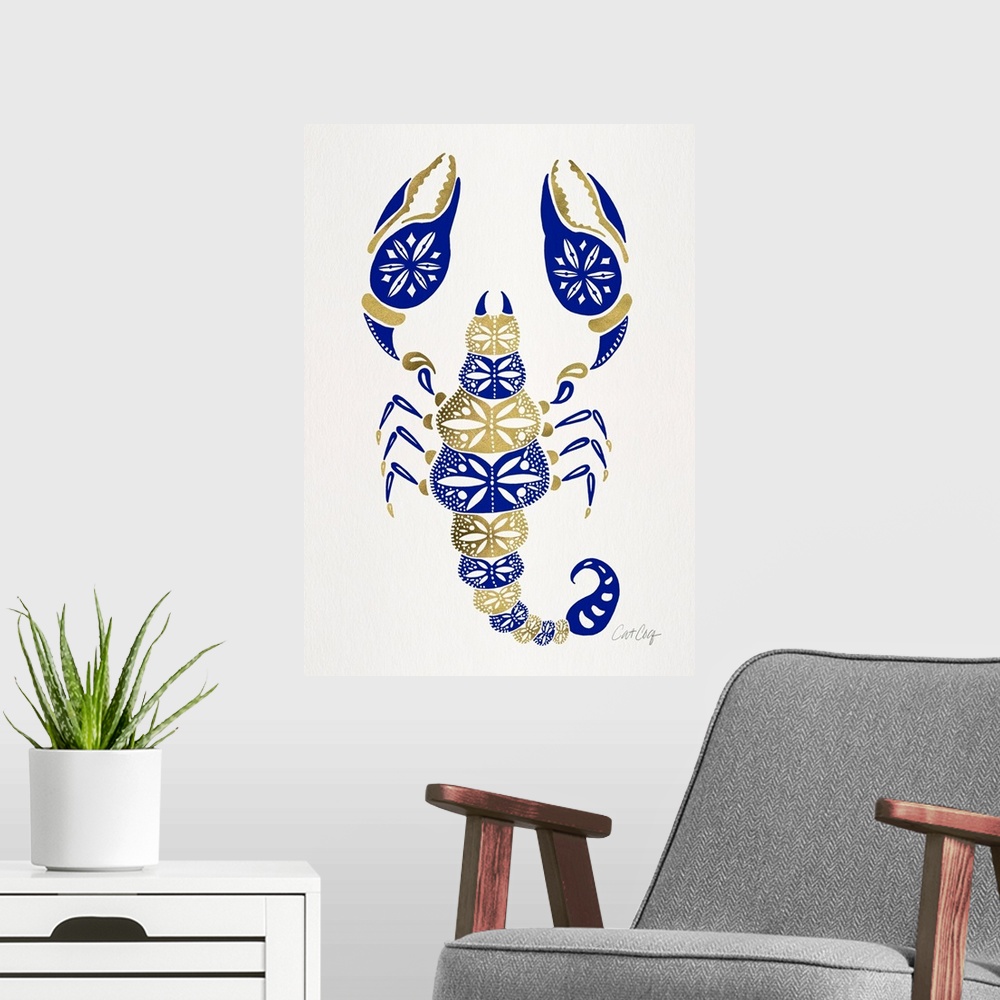 A modern room featuring Scorpion