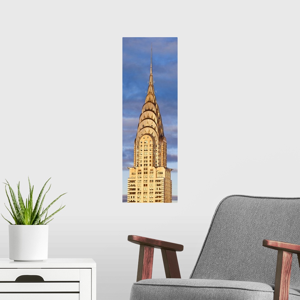 A modern room featuring Chrysler Building, Midtown, Manhattan, New York City