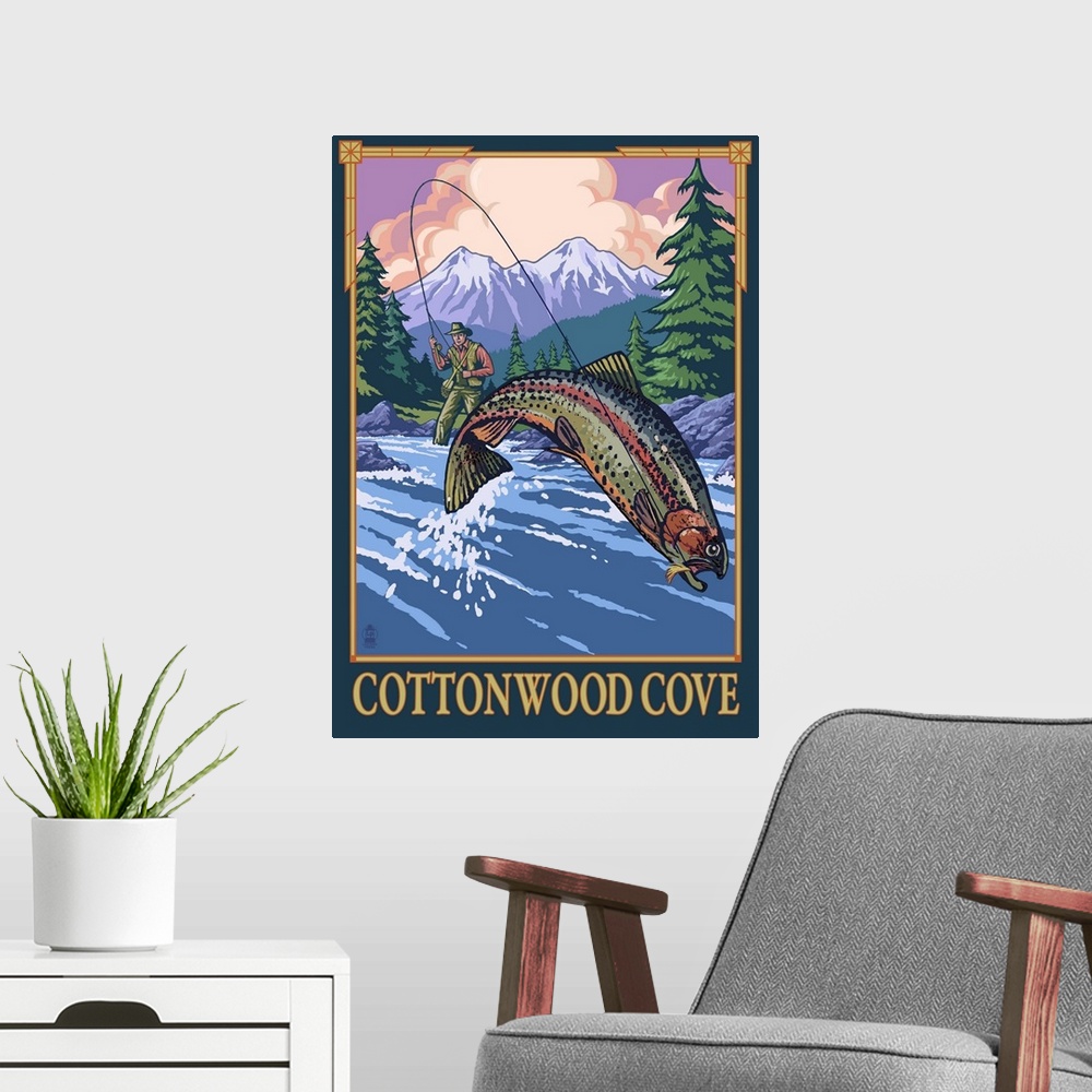 A modern room featuring Cottonwood Cove, Colorado, Fisherman