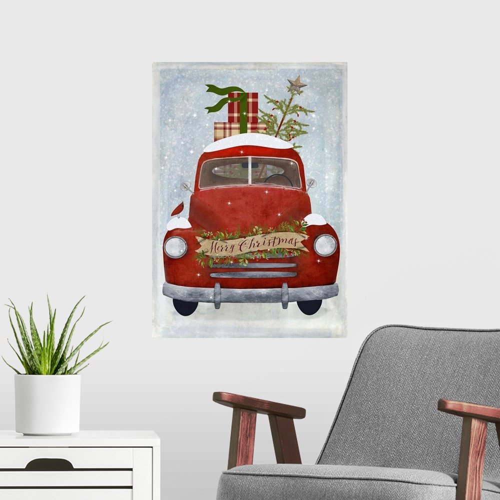 A modern room featuring Christmas Pickup