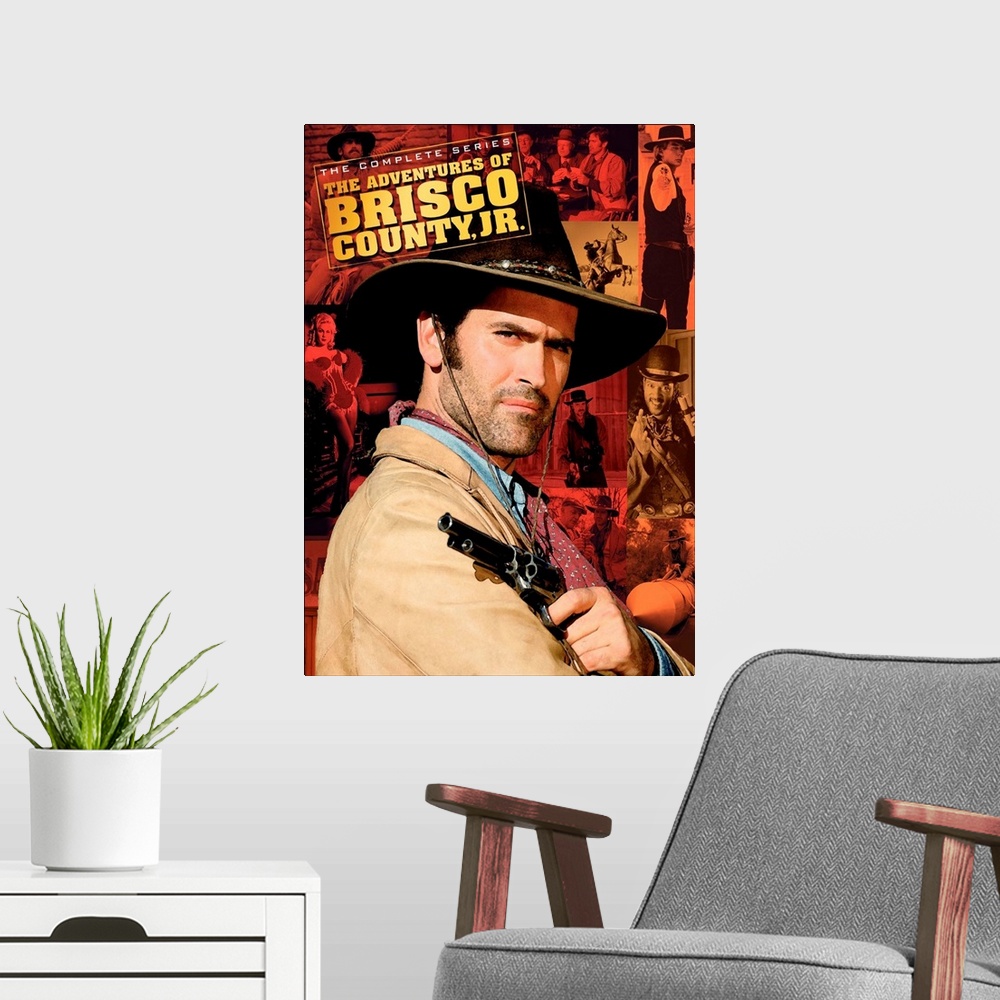 A modern room featuring The Adventures of Brisco County Jr. (1993)