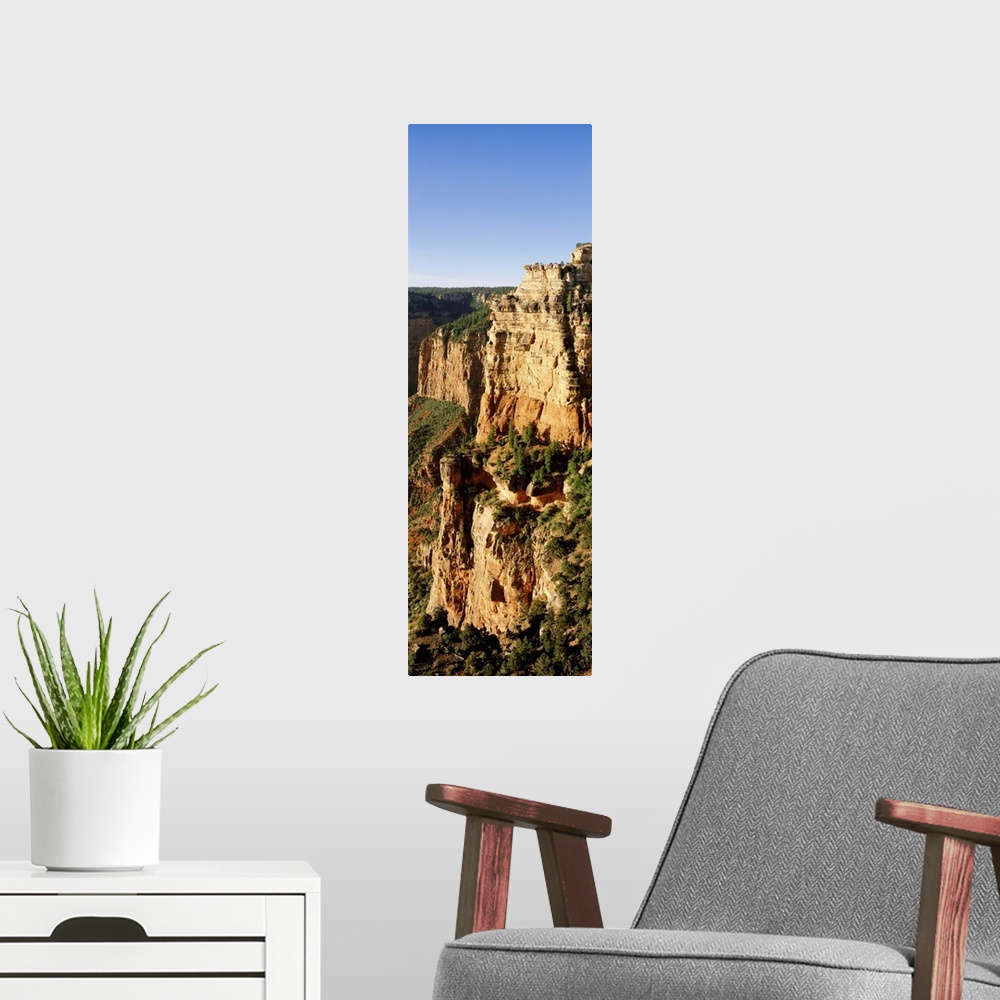 A modern room featuring High angle view of cliffs, Grandview Point, Grand Canyon National Park, Grand Canyon, Arizona