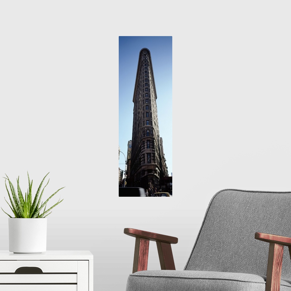 A modern room featuring Low angle view of an office building, Flatiron Building, Manhattan, New York City, New York State,
